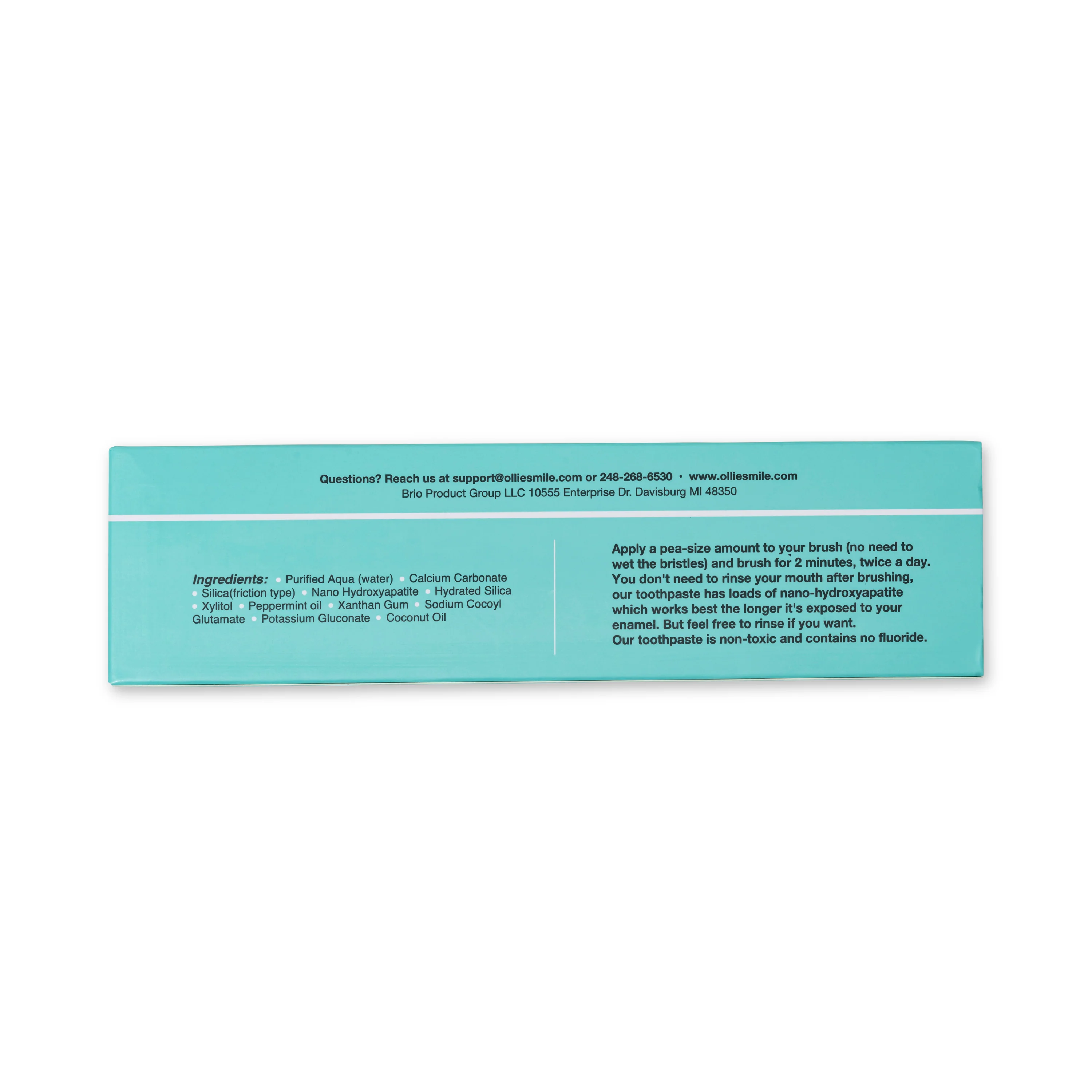 10% nHap Remineralizing Toothpaste - Clean Mint - Image 3